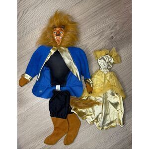 Vintage 1991 Beauty & the Beast Barbie Ken Doll Costume Accessories Mattel